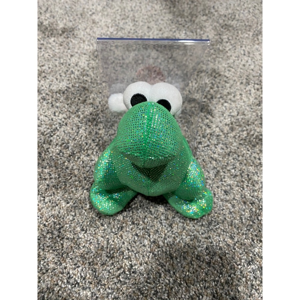 Nerds Candy Plush Green Holographic Sparkle Christmas Santa Hat 2024 Ferrara